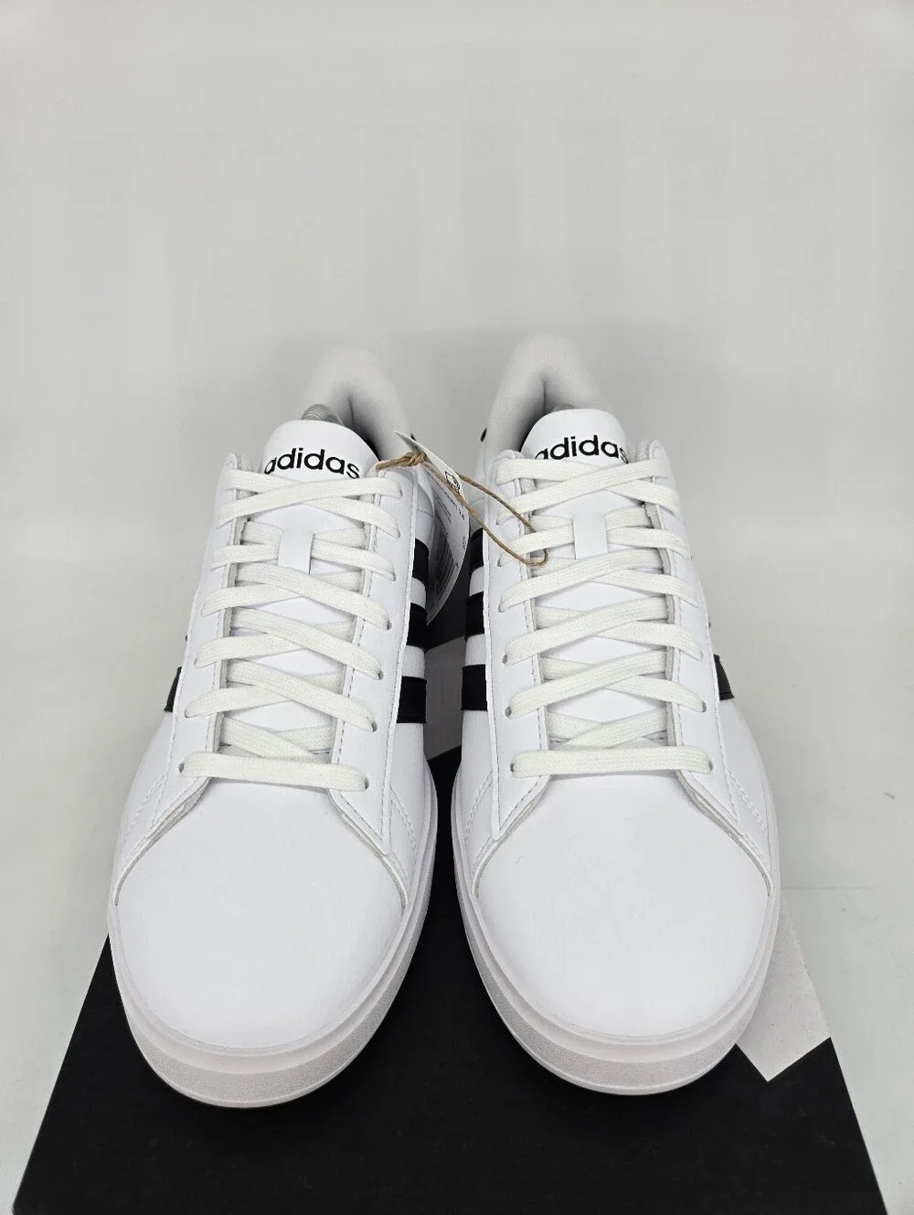 adidas Women's Grand Court 2.0 White Black Shoes Size 9.5